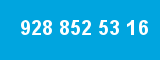 928 852 53 16 928 852 53 16